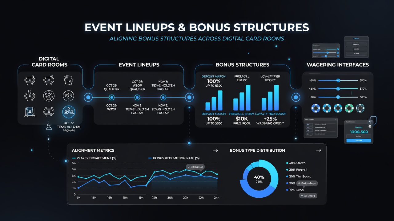 Analytics dashboard showing bonus activation rates tied to event calendars in integrated gaming platforms