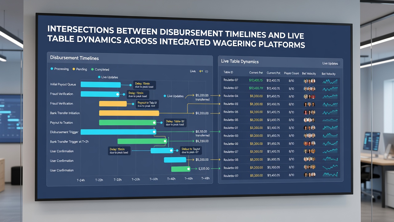 Live dealer table interface displaying updated player balances after completed disbursements